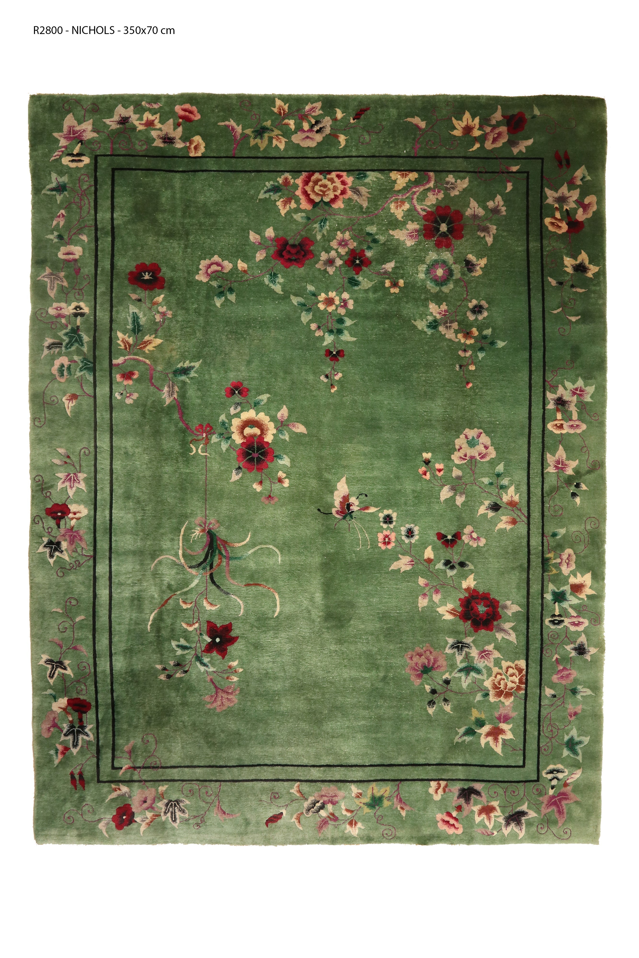 China Goods Rug Antique Chinese Art Deco Rug – Hand-Knotted Pure Wool | Rugs of China